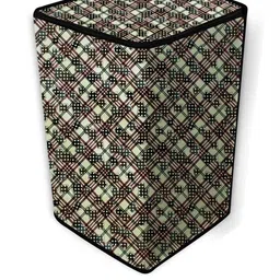 The Furnishing Tree Washing Machine Cover Luxury Pattern Yellow Compatible for Whirlpool 7 Kg Fully image 5