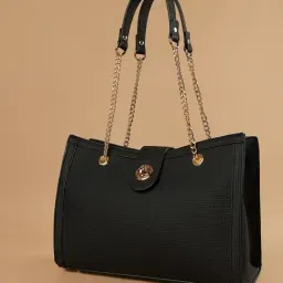 Code by Lifestyle Black Shoulder Handbag-picture-41