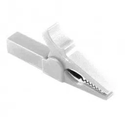 White 55mm Copper Insulated Crocodile Clip Opening 10mm for Banana Plug 4mm-image-65