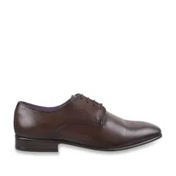 Mochi Men's Brown Derby Shoes-picture-20