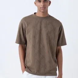 ETA by Westside Brown Botanical Pattern Relaxed-Fit T-Shirt-picture-18