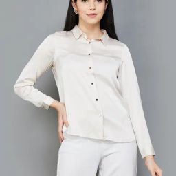 Code by Lifestyle Off-White Regular Fit Shirt-picture-14