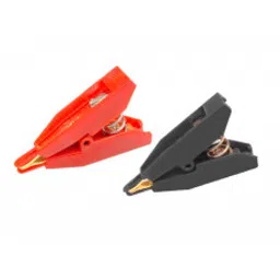 MX Crocodile Clip Gold Plated Kelvin Type 10 Amp Red and Black Pair (MX-2958)-picture-28