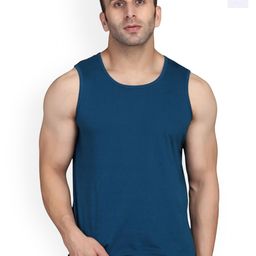 SLOWLORIS Pack Of 2 Scoop Neck Bio-Wash Gym Vests-picture-13