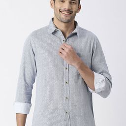 SNX Men Tailored Fit Opaque Casual Shirt-picture-31