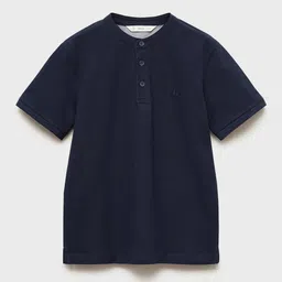 Mango Kids Boys Pure Cotton T-shirt-image-34