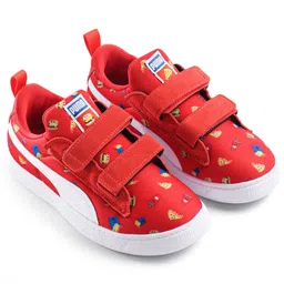 Puma Suede Light-Flex FoodiesV PS Casual Shoes - Red image 2