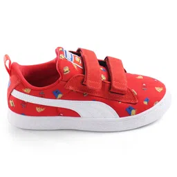 Puma Suede Light-Flex FoodiesV PS Casual Shoes - Red image 4