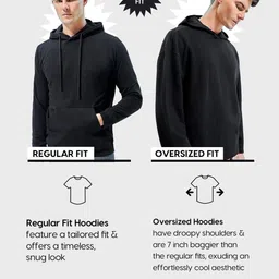 Bewakoof Men Printed Hooded Pullover Sweatshirt image 2