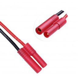 SafeConnect HXT4mm Connector with 14AWG Silicon Wire 10cm (ESC side)-image-12