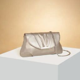 Forever Glam by Pantaloons Gun Metal Embellished Small Handbag-picture-26