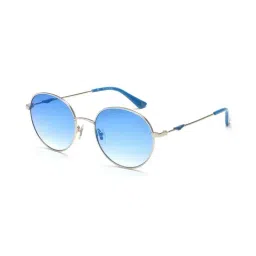 Police SPLL45K53579XSG Blue UV Protection Round Unisex Sunglasses-picture-37