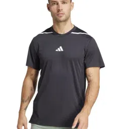 Adidas Black Slim Fit Sports T-Shirt-picture-40
