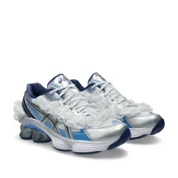 Asics Men's GEL-KINETIC FLUENT White & Dive Blue Sneakers image 2