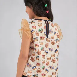 One Friday Kids Mulicolouerd Self Regular Fit Top image 2