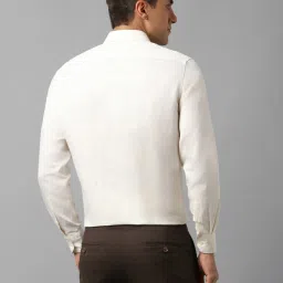 Louis Philippe Gods & Kings Beige Regular Fit Shirt image 2