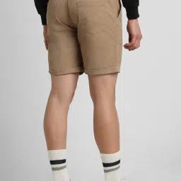 Forever 21 Khaki Cotton Regular Fit Shorts image 2