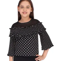 Cutecumber Kids Black Printed Top-picture-45