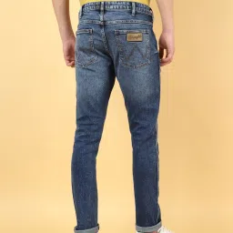 Wrangler Mid Blue Cotton Skinny Fit Jeans image 2