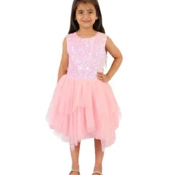 KidsDew Kids Pink Embellished Dress-picture-24