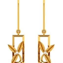P.C. Chandra Jewellers 14k Gold Earrings for Women-picture-37