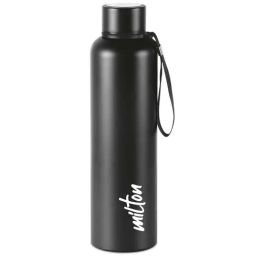 Milton Aura 1000 Black Stainless Steel Vaccum Insulated Thermosteel Bottle (1.05 L)-picture-0