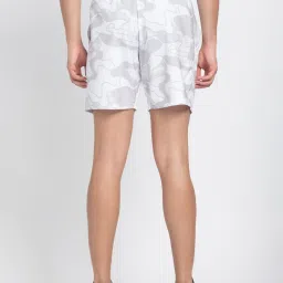 Adidas Light Grey Regular Fit Printed Shorts image 2