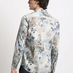 The Bear House Multicolored Cotton Slim Fit Printed Shirt image 2