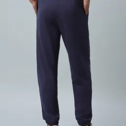 Bewakoof Blue Relaxed Fit Joggers image 2