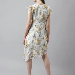 Latin Quarters Multicolor Floral Print High Low Dress image 2