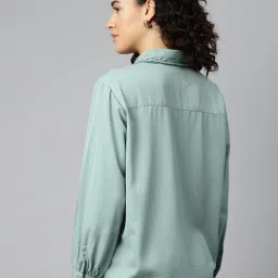 Melon by PlusS Sky Blue Regular Fit Shirt image 2