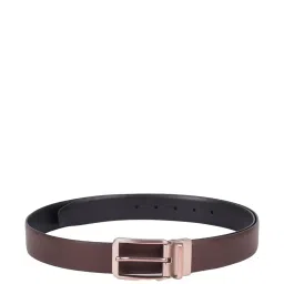 Van Heusen Brown & Black Leather Reversible Belt For Men image 2