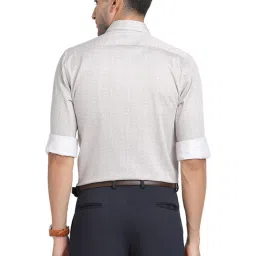 Turtle Grey Cotton Slim Fit Printed Shirts image 2