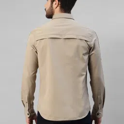 Royal Enfield MLG Khaki Slim Fit Shirt image 2