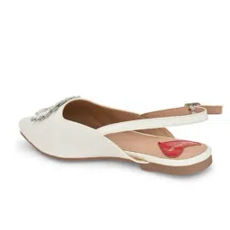 Styli Women's White Back Strap Sandals image 4