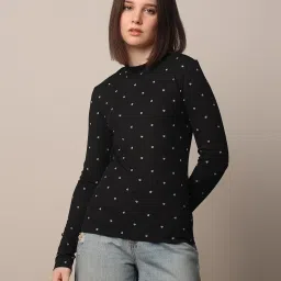 Only Black Printed Top image 2