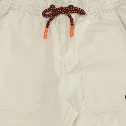 Pantaloons Junior Boys Desert Mist Cotton Solid Track Bottoms & Joggers image 2