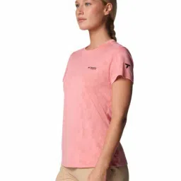Columbia Womens Pink Omni-Wick Bluebird Canyon Crew Tshirt image 4
