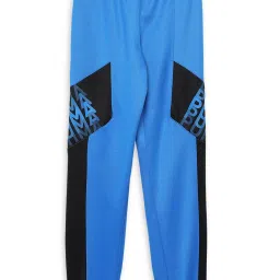 Puma Kids Blue & Black Logo Print Sweatpants image 2