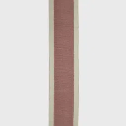 Fabindia Home Cerise Brown & Beige Cotton 525 GSM Table Runner image 2