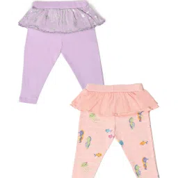 miarcus Baby Girl Legging with Tutu Ruffle- Pack of 2 image 2