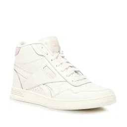 Reebok Women's Core Club High Top Cream Ankle High Sneakers image 2