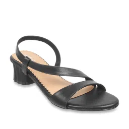 Metro Women's Black Sling Back Sandals image 2