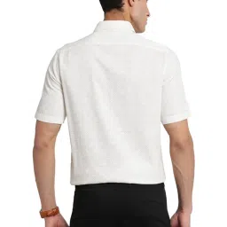 Turtle Beige Cotton Slim Fit Shirt image 2