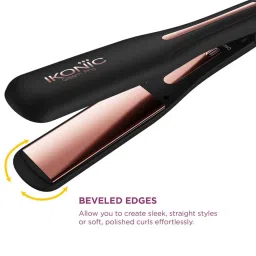 Ikonic Professional Gleam Pro Hair Straightener - Black image 2