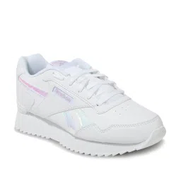 Reebok Women's Glide Ripple Clip White Sneakers image 2
