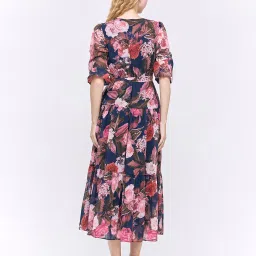 Cover Story Navy Floral Print Maxi Dress image 2