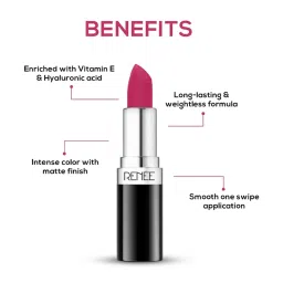 RENEE Stunner Matte Lipstick Dare You - 4 gm image 2