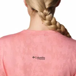 Columbia Womens Pink Omni-Wick Bluebird Canyon Crew Tshirt image 5