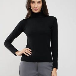 Fablestreet Black Acrylic Regular Fit Sweater-picture-25